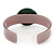 Beige, Dark Green Acrylic Button Cuff Bracelet - 19cm L - view 6