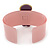 Light Pink, Yellow, Deep Pink, Green Dolly Acrylic Wide Cuff Bracelet - 19cm L - view 6