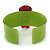 Light Green, Yellow, Pink Dolly Acrylic Wide Cuff Bracelet - 19cm L - view 4