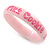 PINK COOKIE IN BOX Set Of Three Deep Pink, Black, Light Pink, Acrylic Slip-On Bangles - 18cm L - view 8