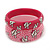 PINK COOKIE IN BOX Set Of Two Pink, Skull, Acrylic Slip-On Bangles - 18cm L - view 4