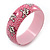 PINK COOKIE IN BOX Set Of Two Pink, Skull, Acrylic Slip-On Bangles - 18cm L - view 5