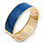 Navy Blue Enamel Magnetic Bangle Bracelet - 19cm L