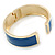 Navy Blue Enamel Magnetic Bangle Bracelet - 19cm L - view 4