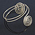 Egyptian Style Swirl Upper Arm, Armlet Bracelet In Gold Plating - 28cm L - view 10