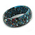Light Blue Resin with Mosaic Effect Bangle Bracelet - Medium - 17cm L - view 5