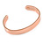 Wide Men Women Copper Magnetic Cuff Bracelet with Two Magnets - Adjustable Size - 7½" (19cm ) - view 4