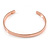 Copper Classic Men Women Magnetic Cuff Bracelet - Adjustable Size - 7½" (19cm ) - view 4