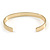 Men Women Copper Magnetic Cuff Bracelet in Gold Finish with Two Magnets - Adjustable Size - 7½" (19cm ) - view 4