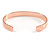 Men Women Beaten Effect Copper Magnetic Cuff Bracelet  with Two Magnets - Adjustable Size - 7½" (19cm ) - view 6
