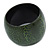 Wide Chunky Cracked Effect Wood Bracelet Bangle (Green/ Black) - Medium - 19cm L - view 3