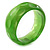 Chunky Green with Hammered Effect Acrylic Bangle Bracelet - 18cm L - view 10