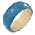 Sky Blue Acrylic Bangle Bracelet - 20cm L/ Large - view 2