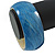 Sky Blue Acrylic Bangle Bracelet - 20cm L/ Large - view 4