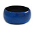 Blue Wood Bangle Bracelet - Medium - up to 18cm L(Possible Natural Irregularities) - view 3