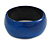 Blue Wood Bangle Bracelet - Medium - up to 18cm L(Possible Natural Irregularities) - view 4