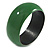 Green Wood Bangle Bracelet - Medium - up to 18cm L(Possible Natural Irregularities)