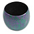 Oversized Chunky Wide Wood Bangle in Purple/ Teal - view 4