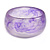 Off Round Abstract Watery Purple Acrylic Bangle Bracelet - Medium Size - view 3