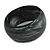 Off Round Blurred Black/ White Acrylic Bangle Bracelet Matte Finish - Medium Size - view 5