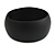 Off Round Acrylic Bangle Bracelet In Black Matte Finish - Medium Size - view 3