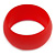Acrylic Bangle Bracelet In Red Matte Finish - Medium Size - view 5