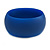 Acrylic Bangle Bracelet In Navy Blue Matte Finish - Medium Size - view 3