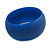 Acrylic Bangle Bracelet In Navy Blue Matte Finish - Medium Size - view 5