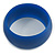 Acrylic Bangle Bracelet In Navy Blue Matte Finish - Medium Size - view 6