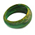 Asymmetric Blurred Green/Yellow/Black Acrylic Bangle Bracelet Matte Finish - Medium - view 6