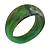 Asymmetric Blurred Green/Yellow/Black Acrylic Bangle Bracelet Matte Finish - Medium - view 7