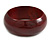 Mahogany Brown Red Wood Bangle Bracelet(Possible Natural Irregularities) - Small - view 5