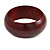 Mahogany Brown Red Wood Bangle Bracelet(Possible Natural Irregularities) - Small - view 2