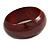 Mahogany Brown Red Wood Bangle Bracelet(Possible Natural Irregularities) - Small - view 6