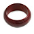 Mahogany Brown Red Wood Bangle Bracelet(Possible Natural Irregularities) - Small - view 7