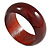 Mahogany Brown Red Wood Bangle Bracelet(Possible Natural Irregularities) - Small - view 4