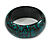 Green/Black Wood Bangle Bracelet(Possible Natural Irregularities) M/L Size - view 5