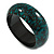 Green/Black Wood Bangle Bracelet(Possible Natural Irregularities) M/L Size - view 4