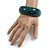 Green/Black Wood Bangle Bracelet(Possible Natural Irregularities) M/L Size - view 3