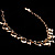 3D Heart Charm Bracelet In Gold Tone - view 4