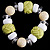 Pale Green Bead Stretchy Bracelet - view 2