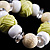 Pale Green Bead Stretchy Bracelet - view 3