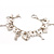 Silver Imitation-Simulated Pearl Key To Your Heart Fashion Bracelet - view 2