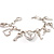 Silver Imitation-Simulated Pearl Key To Your Heart Fashion Bracelet - view 5