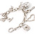 Silver Imitation-Simulated Pearl Key To Your Heart Fashion Bracelet - view 6
