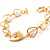 Gold Tone Heart Locket & Glass Pearl Bracelet - view 2