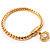 Gold Cobra Magnetic Fashion Bracelet