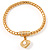 Gold Cobra Magnetic Fashion Bracelet - view 2