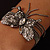Antique Silver Butterfly Bracelet - view 4