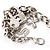Silver Chunky Key And Padlock Charm Bracelet - view 3